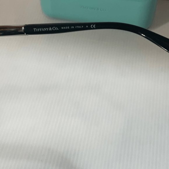 Tiffany woman’s Sunglasses TF 4097 cat eye black frame blue lenses